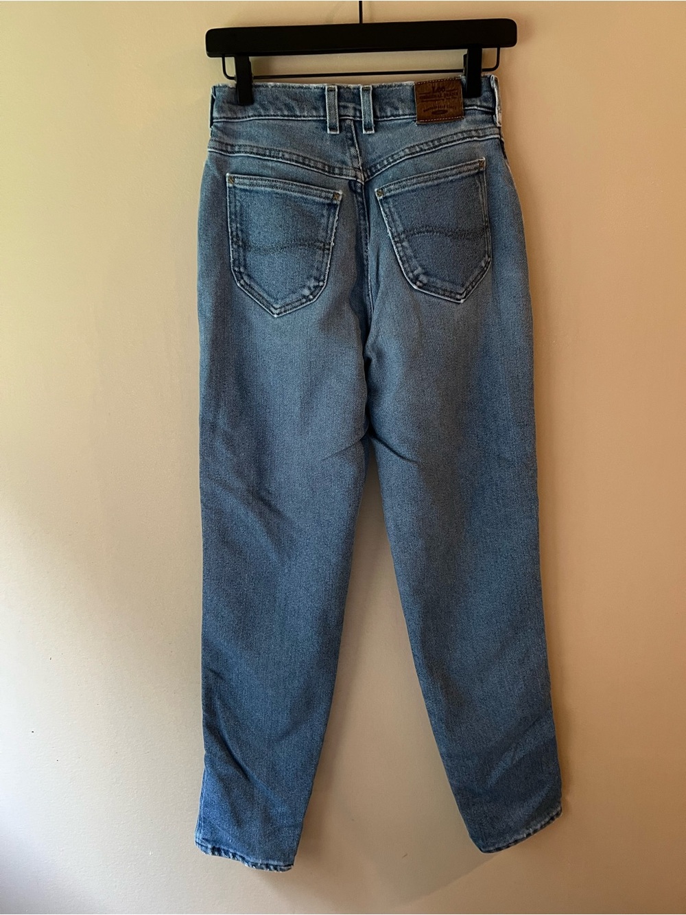 Vintage 90s Lee Mom Jeans High Rise Tapered Leg 26 - Picture 4 of 5